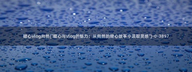 糖心vlog工作室
